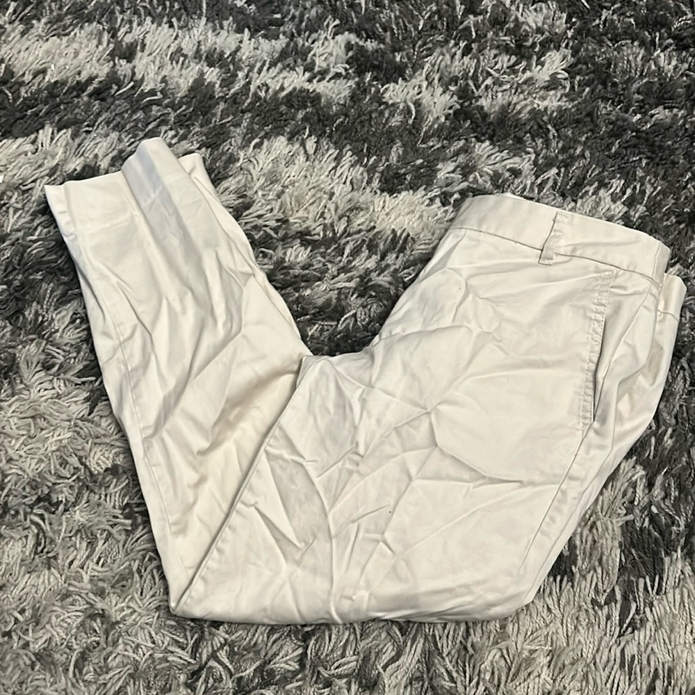 White J. Crew Stretch Pants
